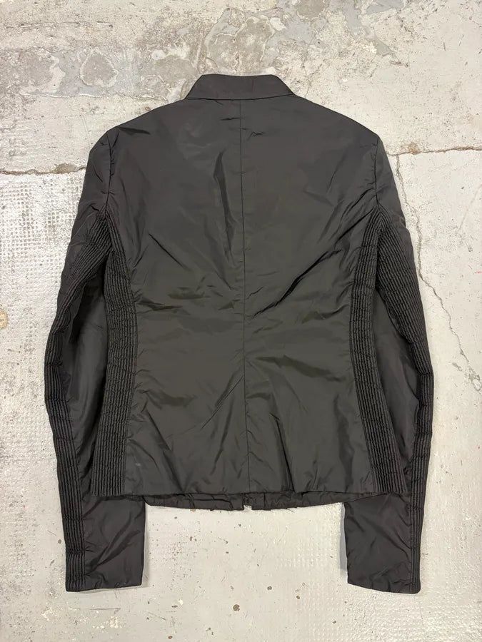 SS2008 Prada Black Wrapped Multi Zips Nylon Jacket XVtFQWV 5