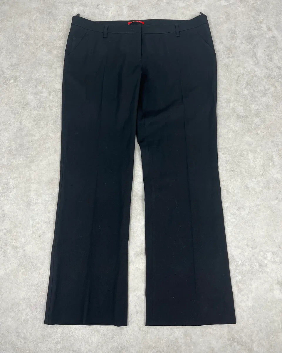 SS2008 Prada Black Tailored Pants JYjvvNT 3
