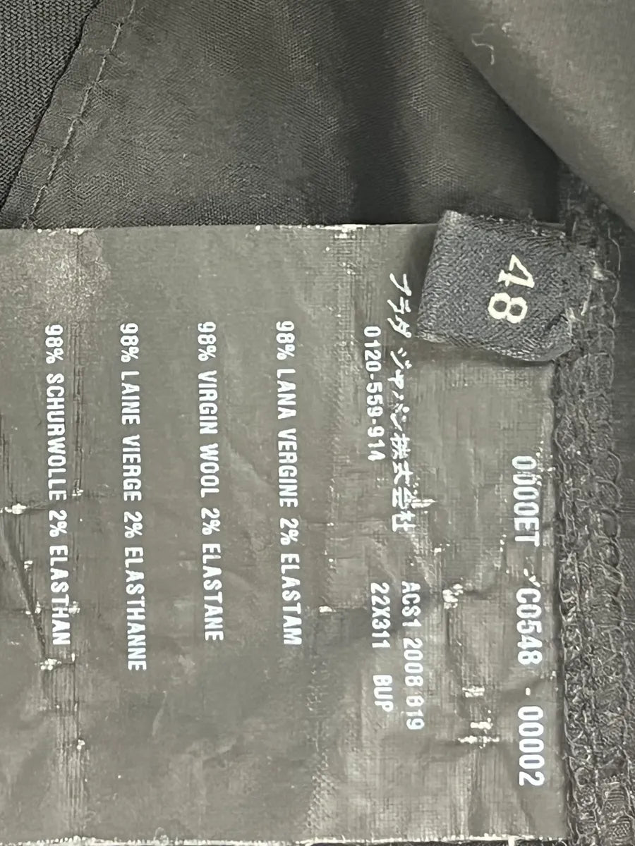 SS2008 Prada Black Tailored Pants JYjvvNT 9