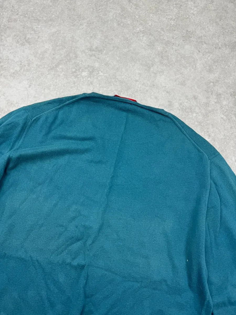 SS2008 Prada Blue Wool Sweater NKgETGR 5