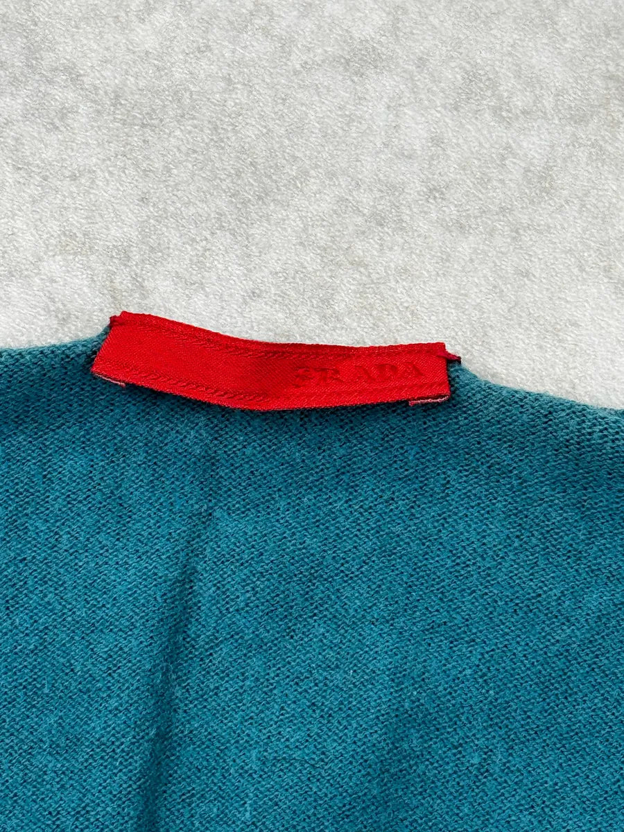 SS2008 Prada Blue Wool Sweater NKgETGR 7