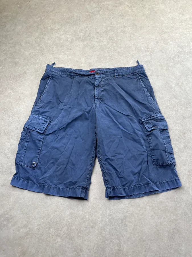 SS2008 Prada Cargo Navy Shorts NQoyWxG 3