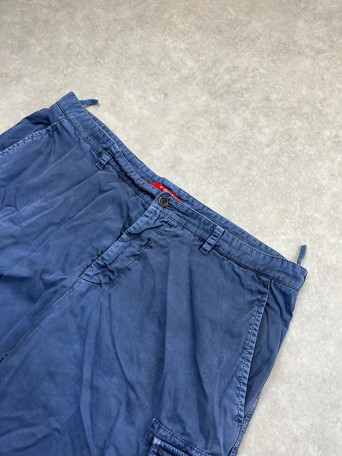 SS2008 Prada Cargo Navy Shorts NQoyWxG 4