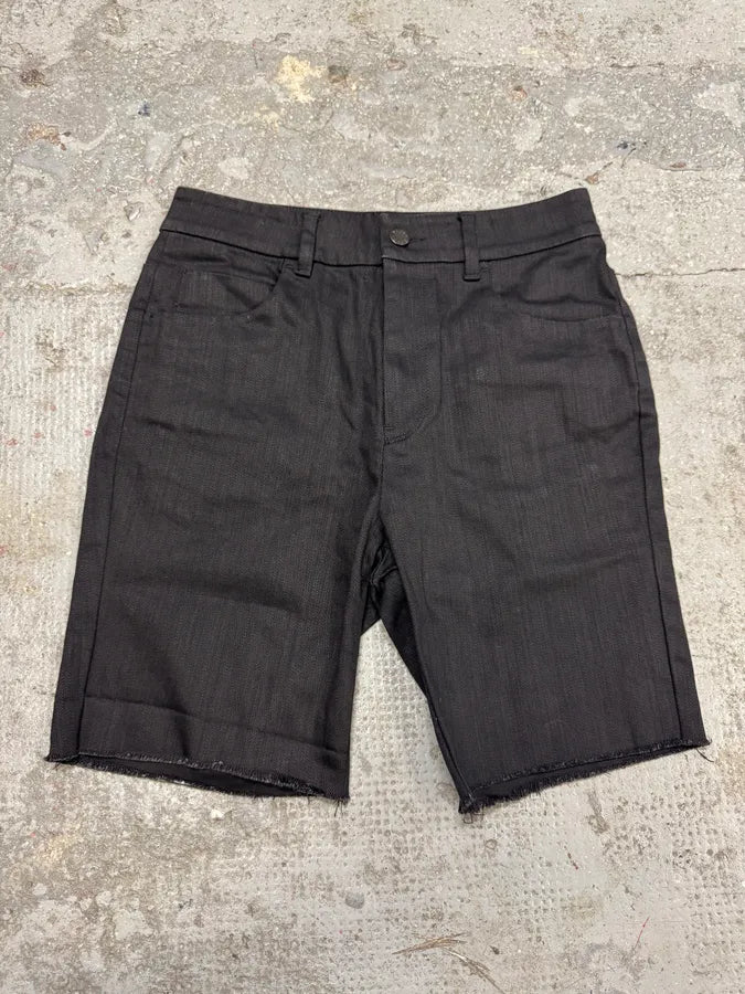 SS2008 Prada Dark Grey Denim Shorts (S) qpGLjGD 1