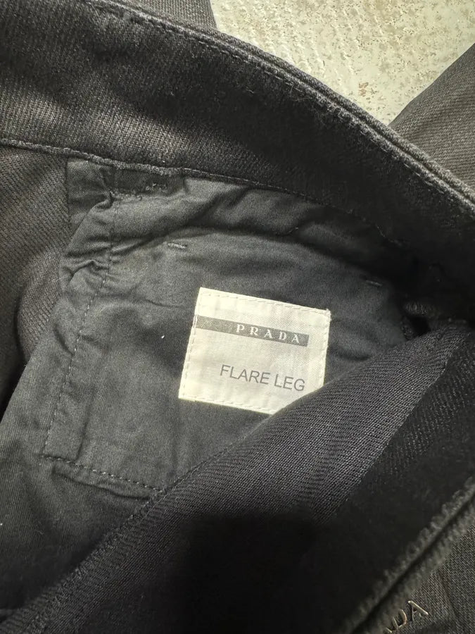 SS2008 Prada Dark Grey Denim Shorts (S) qpGLjGD 8