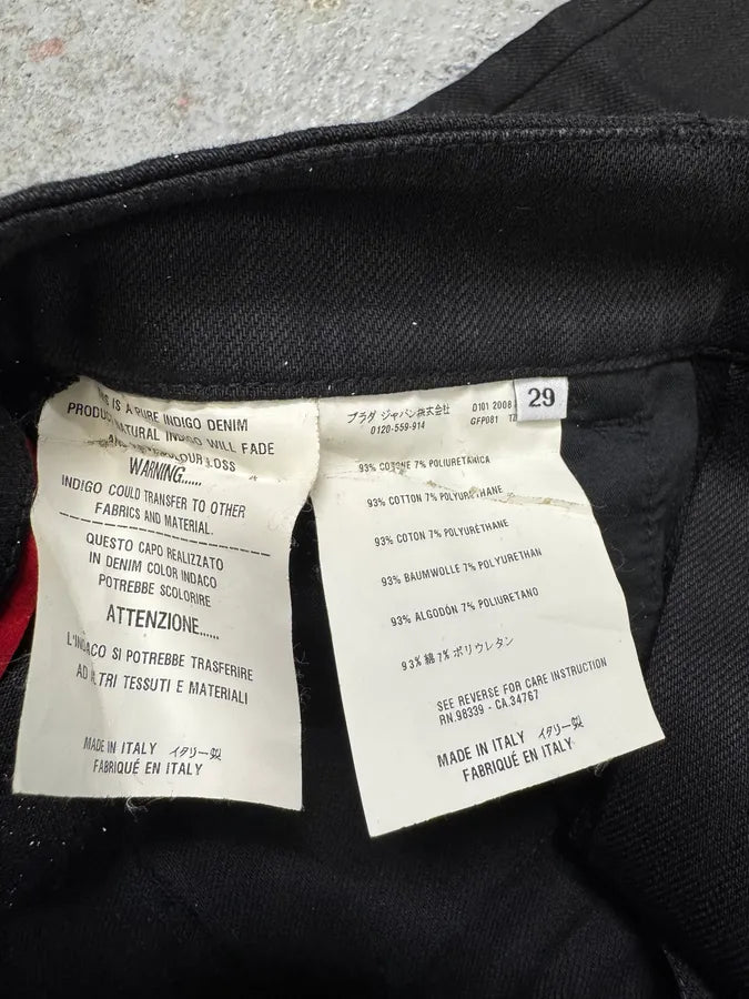 SS2008 Prada Dark Grey Denim Shorts (S) qpGLjGD 9