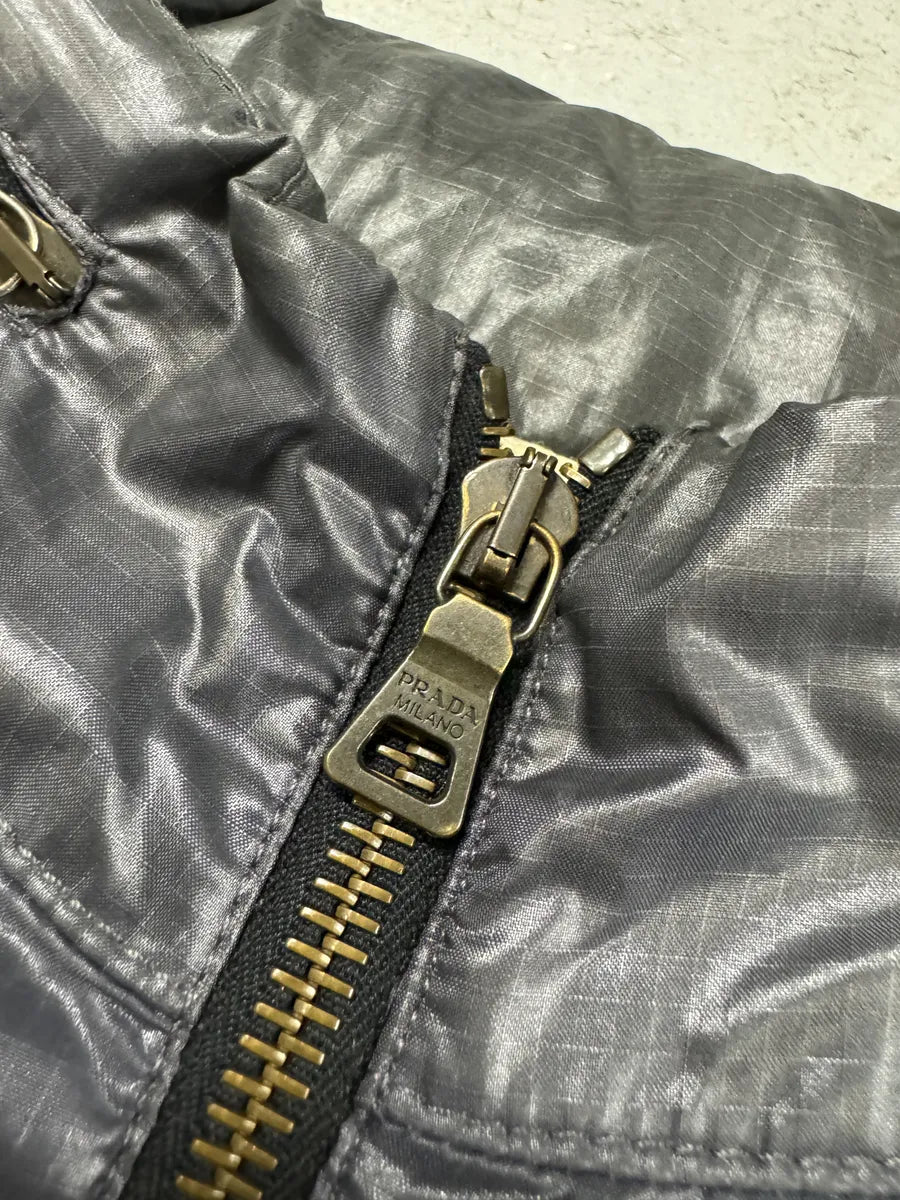 SS2008 Prada Grey & Blue Sport Linea Rossa Jacket ffxLfCH 6