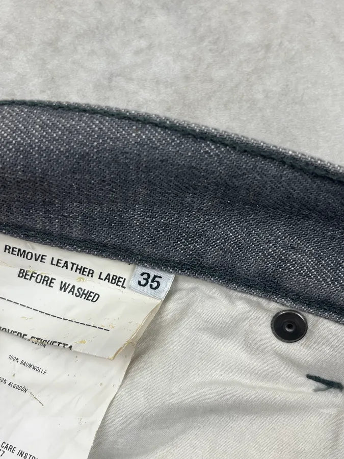 SS2008 Prada Grey Denim Straight Leg Jeans rwZLSGH 11