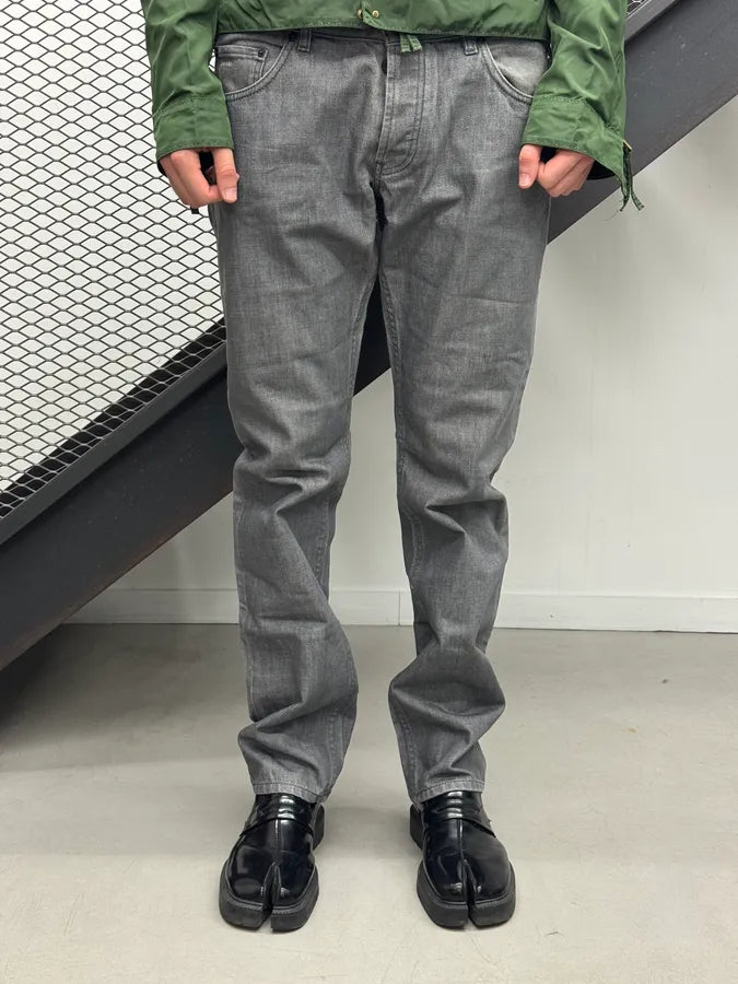 SS2008 Prada Grey Denim Straight Leg Jeans rwZLSGH 1