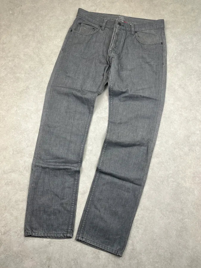 SS2008 Prada Grey Denim Straight Leg Jeans rwZLSGH 5