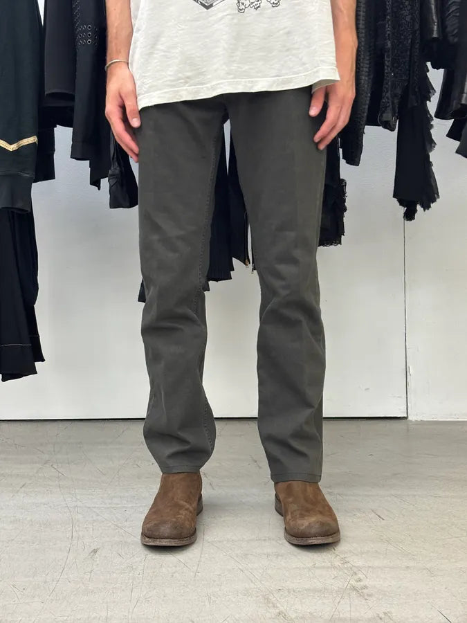 SS2008 Prada Grey Straight Leg Pants tKOEKgu 1