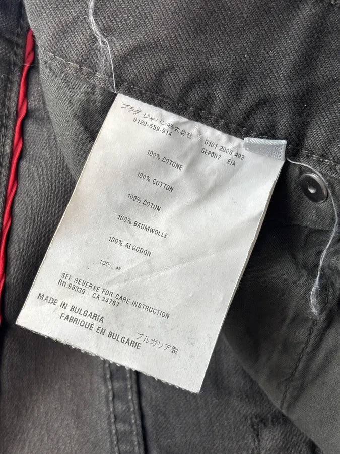 SS2008 Prada Grey Straight Leg Pants tKOEKgu 11