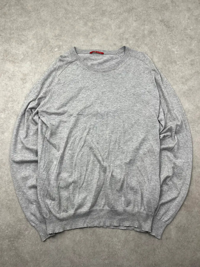 SS2008 Prada Grey Light Sweater ePxrRum 2