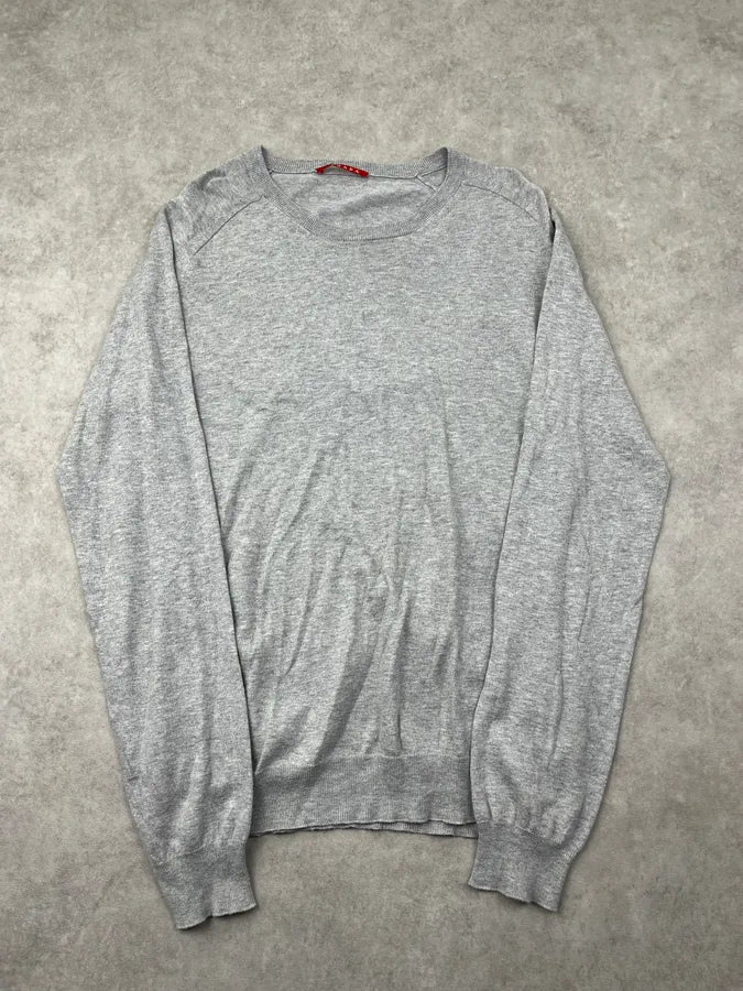 SS2008 Prada Grey Light Sweater ePxrRum 4