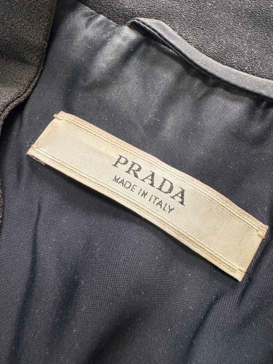 SS2008 Prada Jewelled Embellished Black Jacket (XS) 7