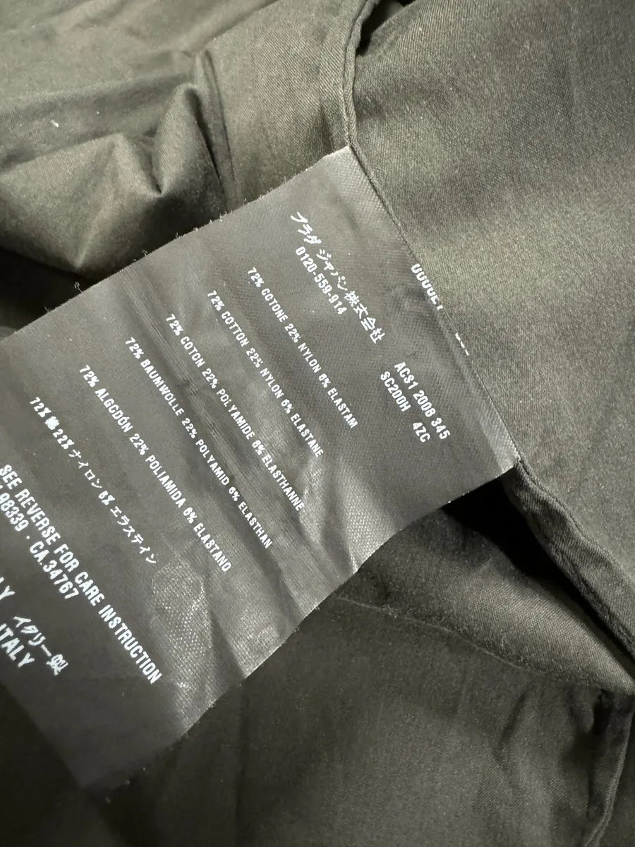 SS2008 Prada Lined Black Grey Shirt ArLzuHt 2