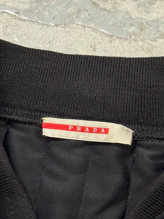 SS2008 Prada Ski Black Tech Nylon Fleece Jacket asepSUk 6