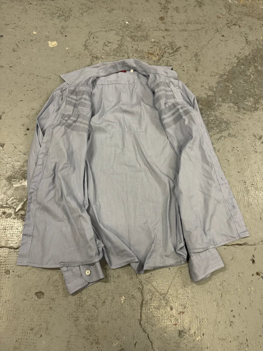 SS2008 Prada Striped Blue Shirt dgwIuoQ 11