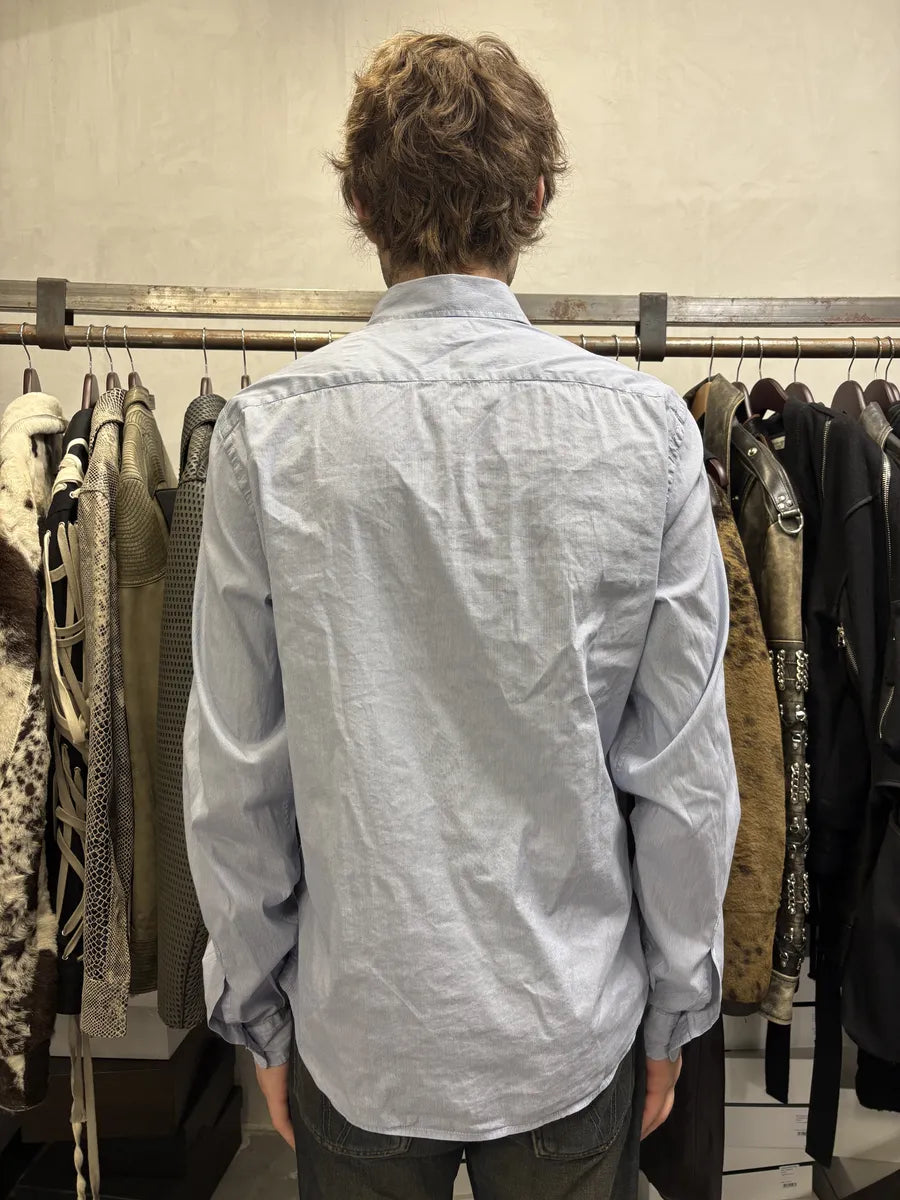 SS2008 Prada Striped Blue Shirt dgwIuoQ 3