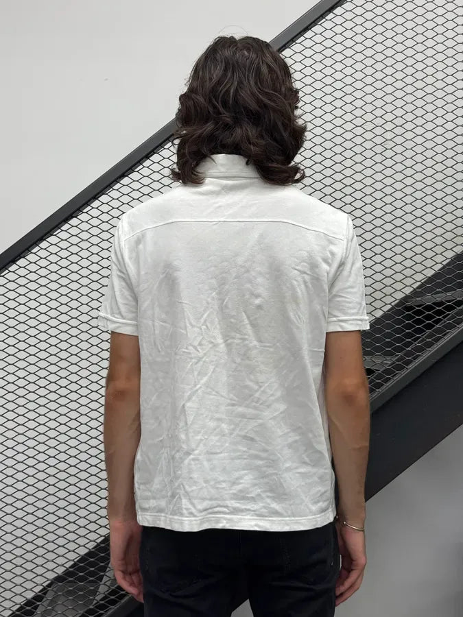 SS2008 Prada White Cotton Cargo Polo lEuzEmb 1