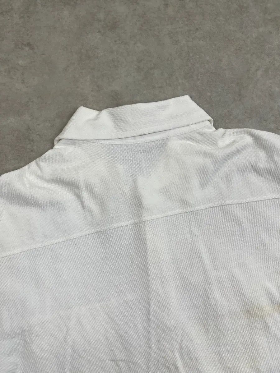 SS2008 Prada White Cotton Cargo Polo lEuzEmb 5