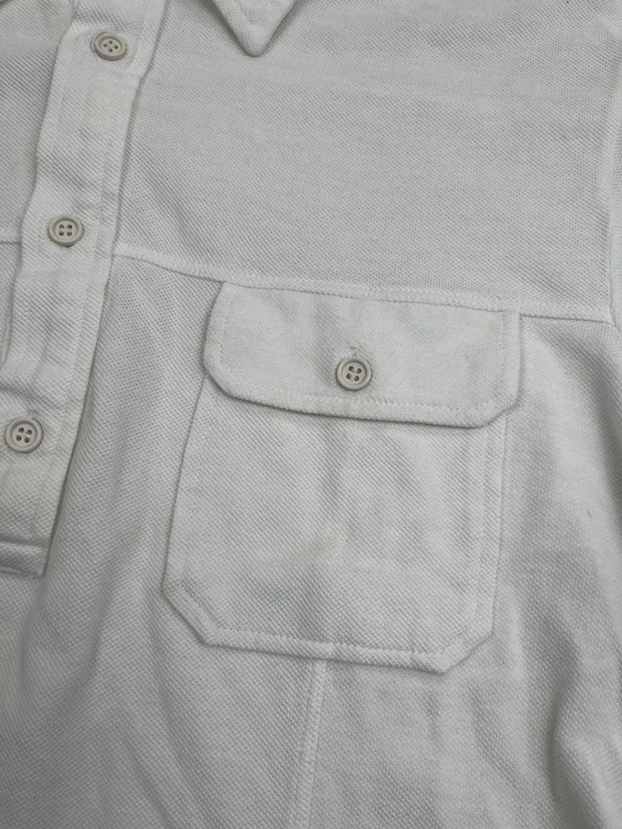 SS2008 Prada White Cotton Cargo Polo lEuzEmb 7