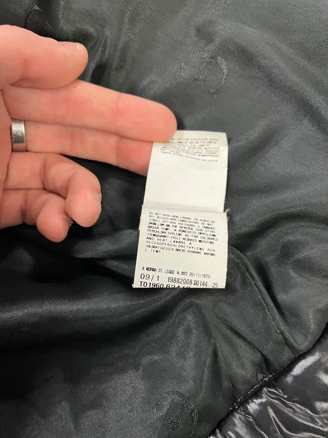 SS2009 Cavalli Black Asymmetrical British Puffer Jacket yOSHDbz 10