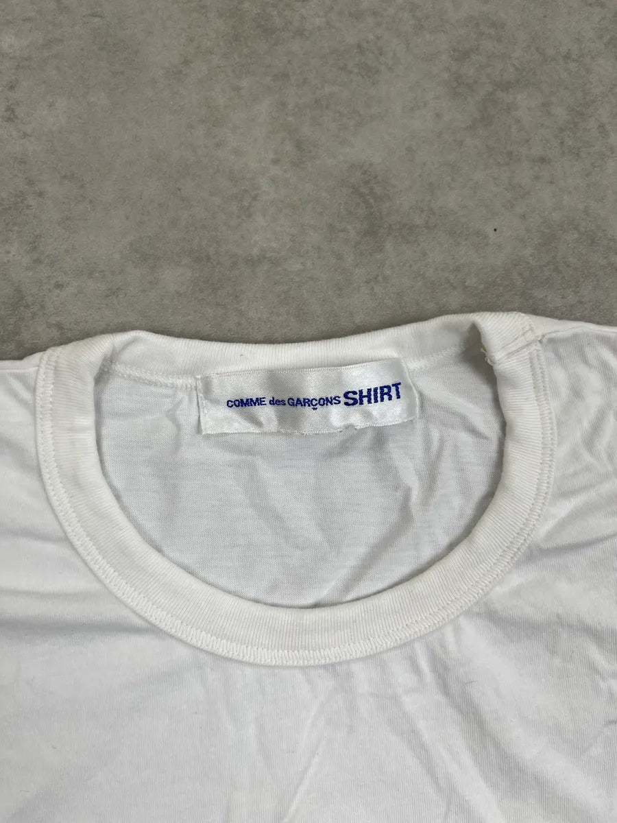 SS2009 Comme des Garçons White Numbered Print T-Shirt sqFHSmo 8
