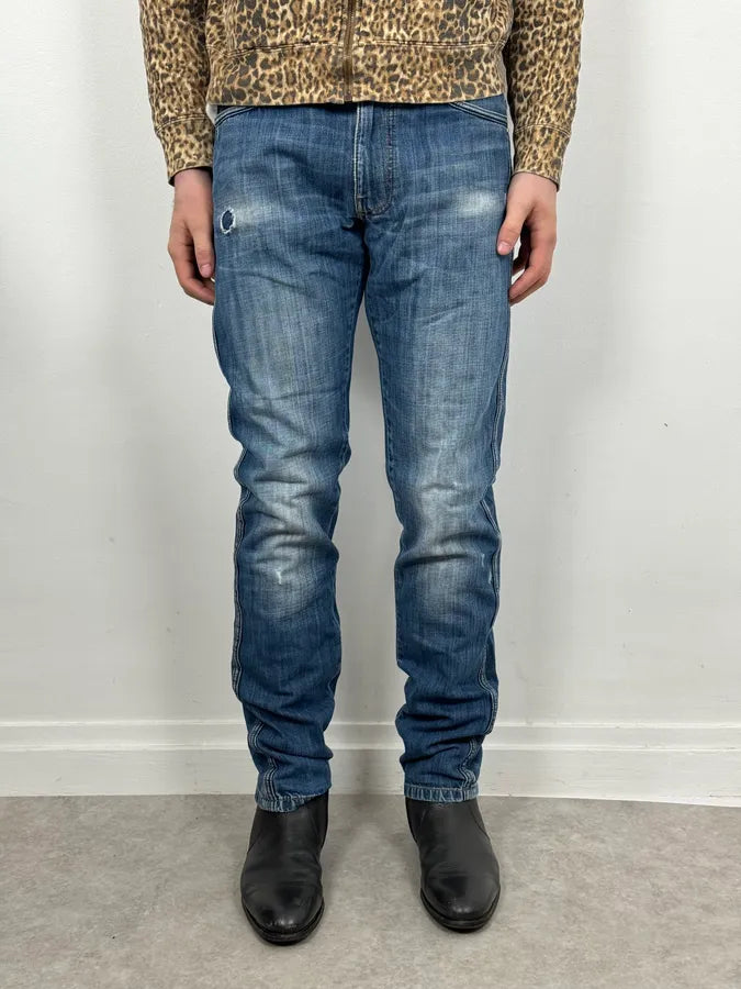 SS2009 Costume National Blue Denim Jeans XREIiTg 0