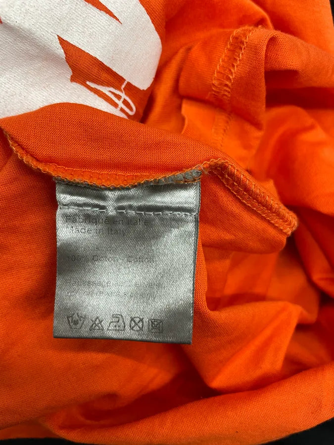 SS2009 Dior Orange V Necj Abstract Leaf T-Shirt by Kris Van Assche DcBdSHe 10