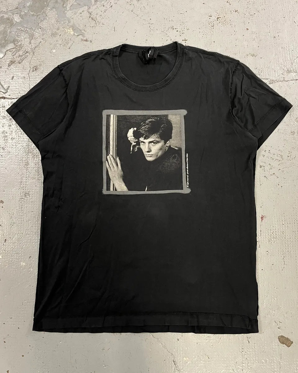 SS2009 Dolce & Gabbana Black Alain Delon T-Shirt pBXpzLu 0