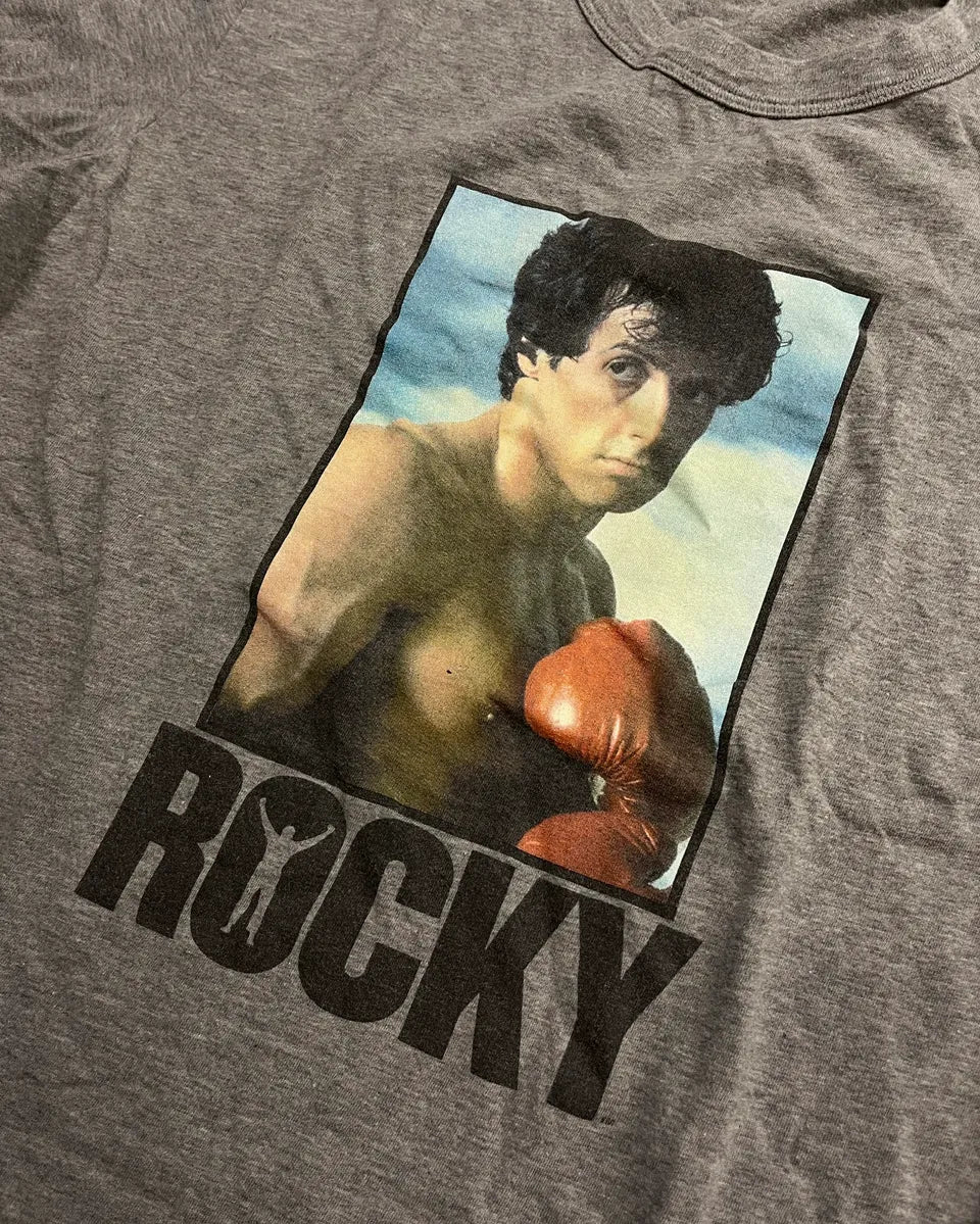 SS2009 Dolce & Gabbana Grey Rocky MGM Vintage Print T-Shirt uLjoKaH 6