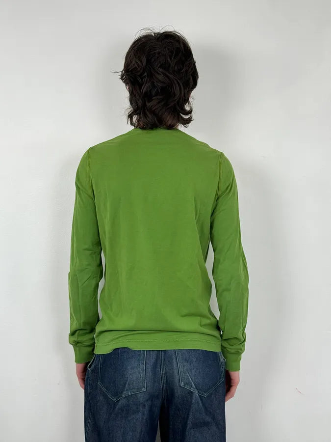 AW2009 Dsquared2 Green Miner Gone Crazy Longsleeves T-Shirt NfPKAqU 2
