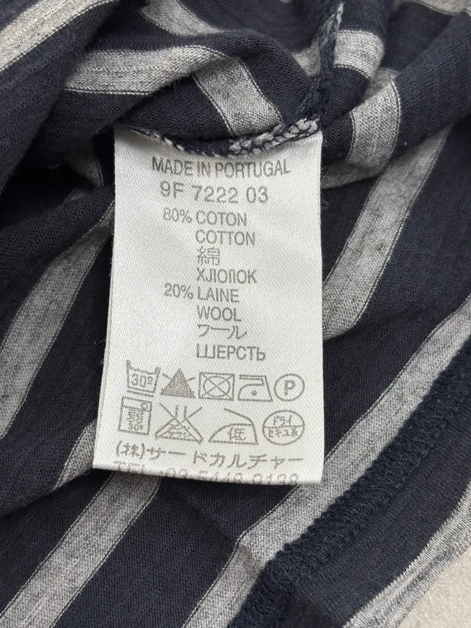 SS2009 Givenchy Grey & Black Striped Mao Polo Longsleeves usMkxrg 8