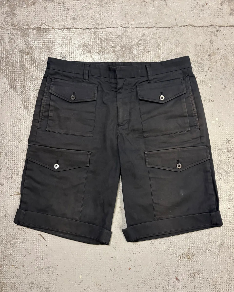 SS2009 Gucci Black Multi Pockets Cargo Shorts lqenXmh 0