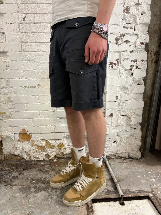 SS2009 Gucci Black Multi Pockets Cargo Shorts lqenXmh 2