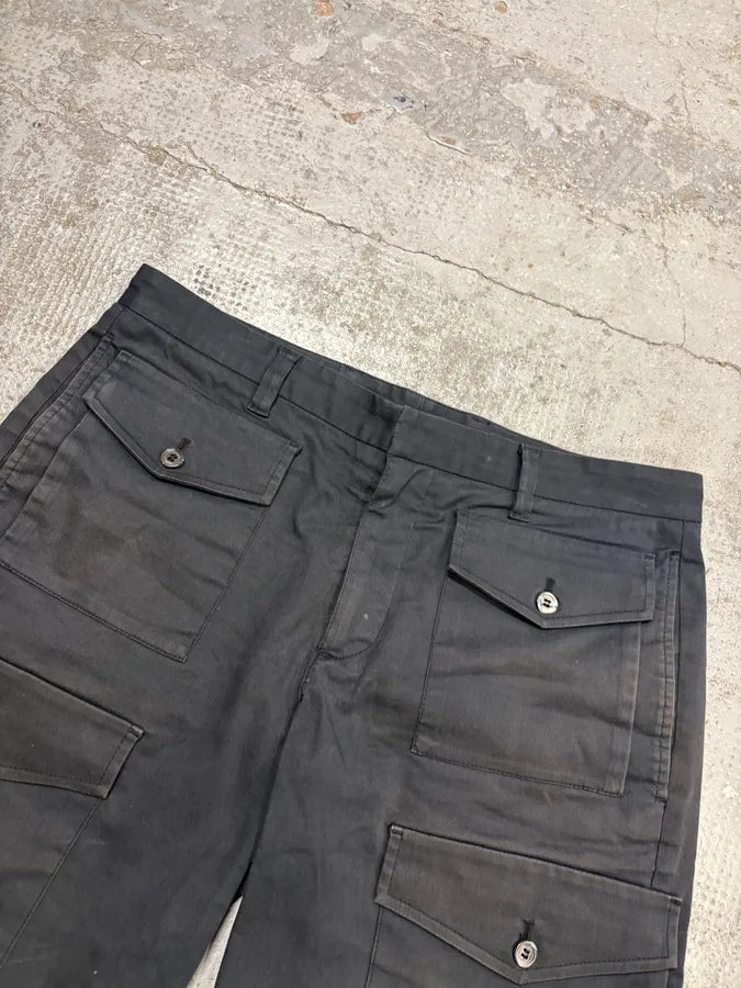 SS2009 Gucci Black Multi Pockets Cargo Shorts lqenXmh 5