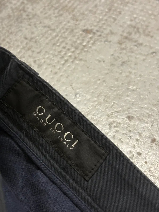 SS2009 Gucci Black Multi Pockets Cargo Shorts lqenXmh 7