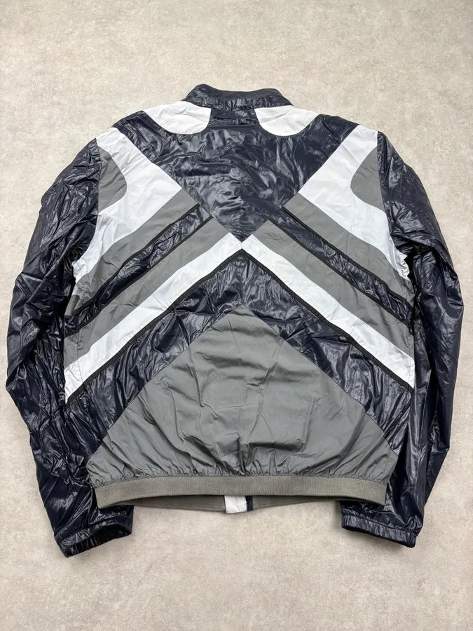 SS2010 Gucci Black & Grey Nylon Windbreaker Jacket by Frida Giannini zQqtetN 6