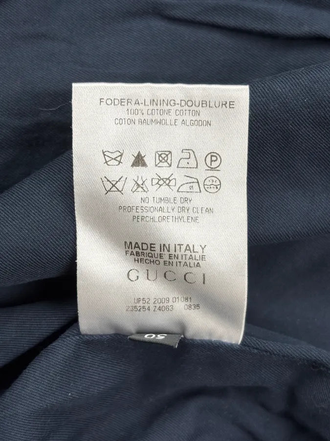 SS2010 Gucci Black & Grey Nylon Windbreaker Jacket by Frida Giannini zQqtetN 13