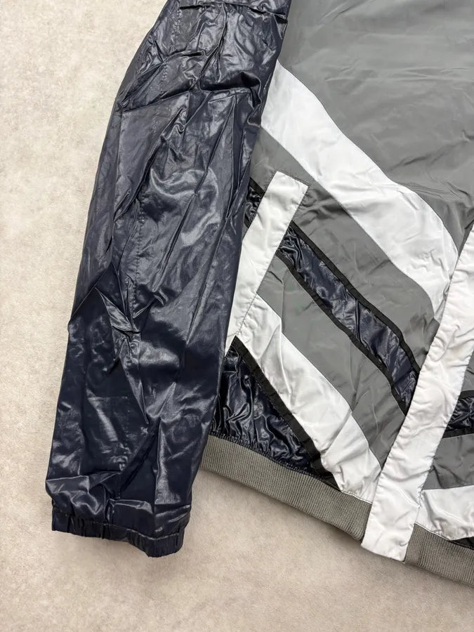 SS2010 Gucci Black & Grey Nylon Windbreaker Jacket by Frida Giannini zQqtetN 8