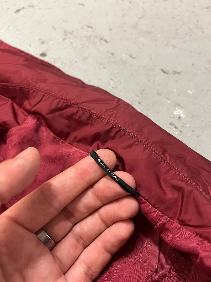 SS2009 Gucci Bordeaux Red Signature Jacket wkwdRBt 8