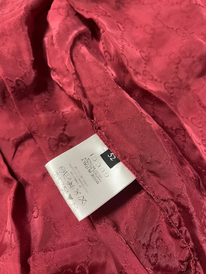 SS2009 Gucci Bordeaux Red Signature Jacket wkwdRBt 9