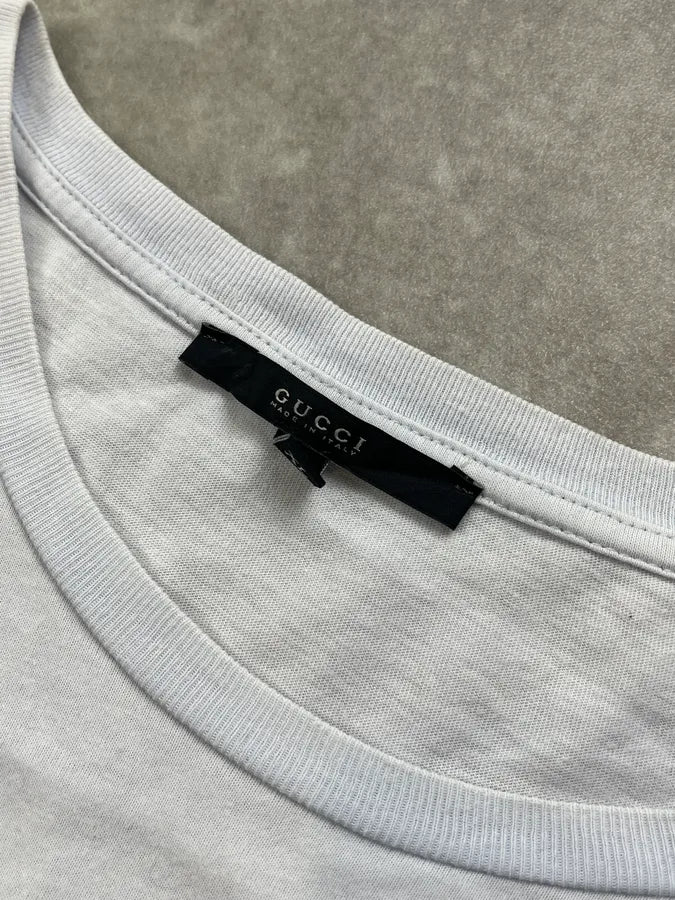 SS2009 Gucci Flamingo Light Blue T-Shirt by Frida Giannini hXlmxJs 7