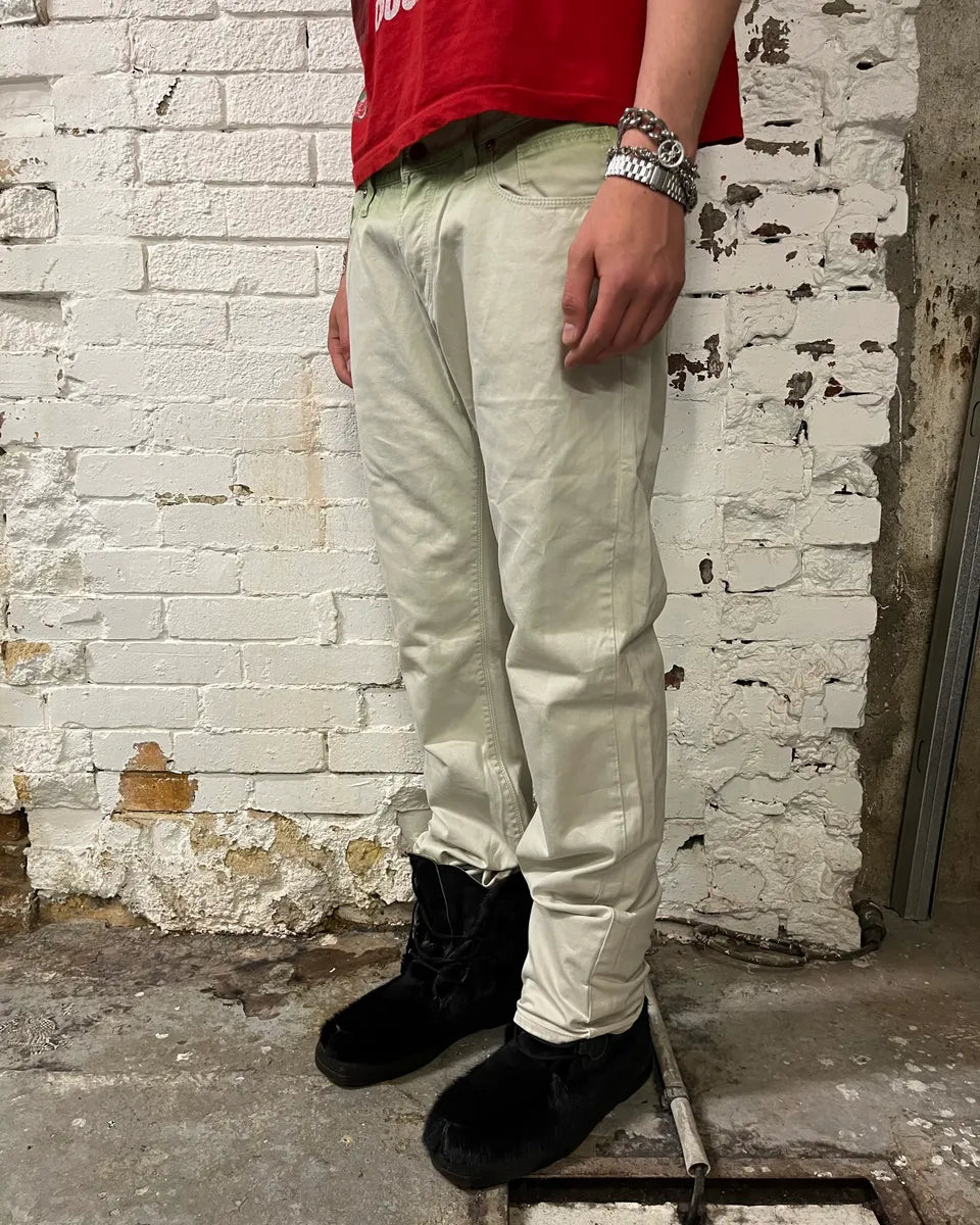 SS2009 Gucci Gradient White & Green Pants mLSDdDQ 1