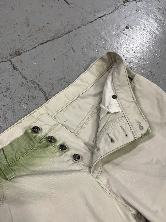 SS2009 Gucci Gradient White & Green Pants mLSDdDQ 11