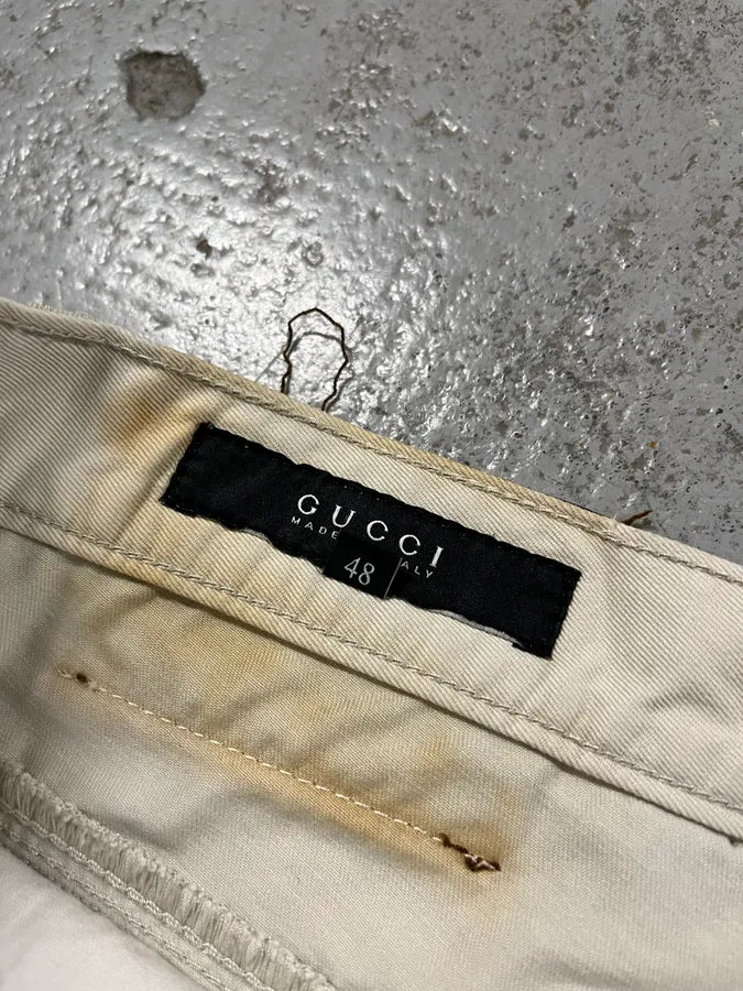 SS2009 Gucci Gradient White & Green Pants mLSDdDQ 13