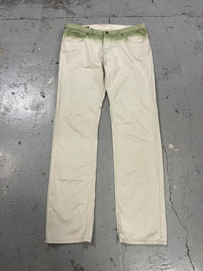 SS2009 Gucci Gradient White & Green Pants mLSDdDQ 4