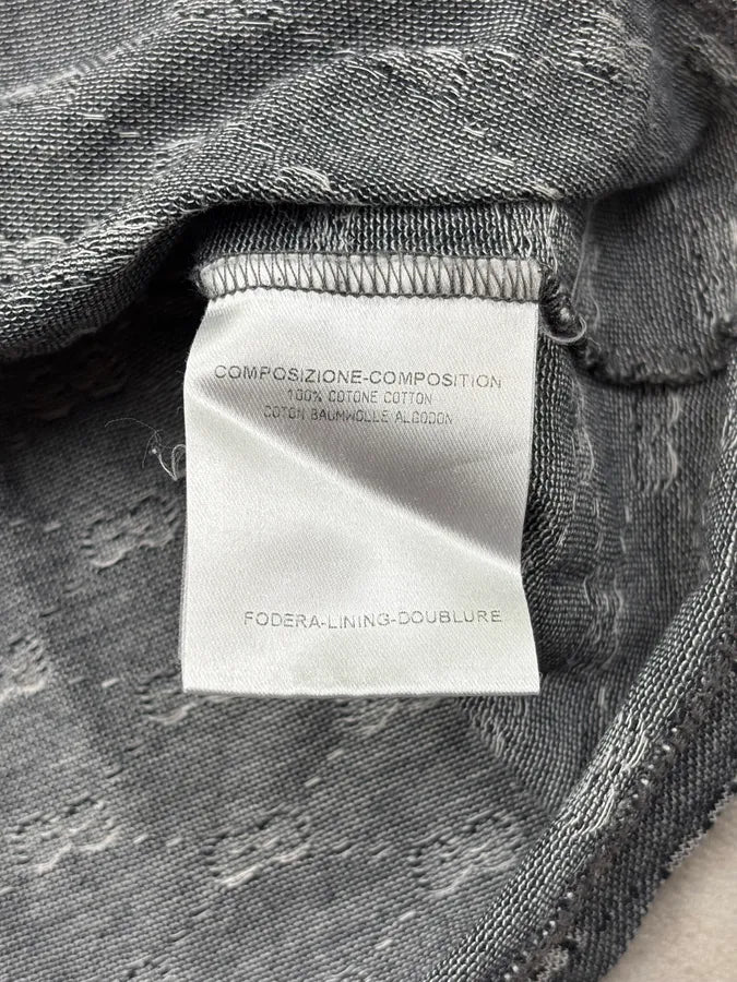 SS2009 Gucci Grey Monogram Contrast Collar Polo by Frida Giannini DhQmXvO 8