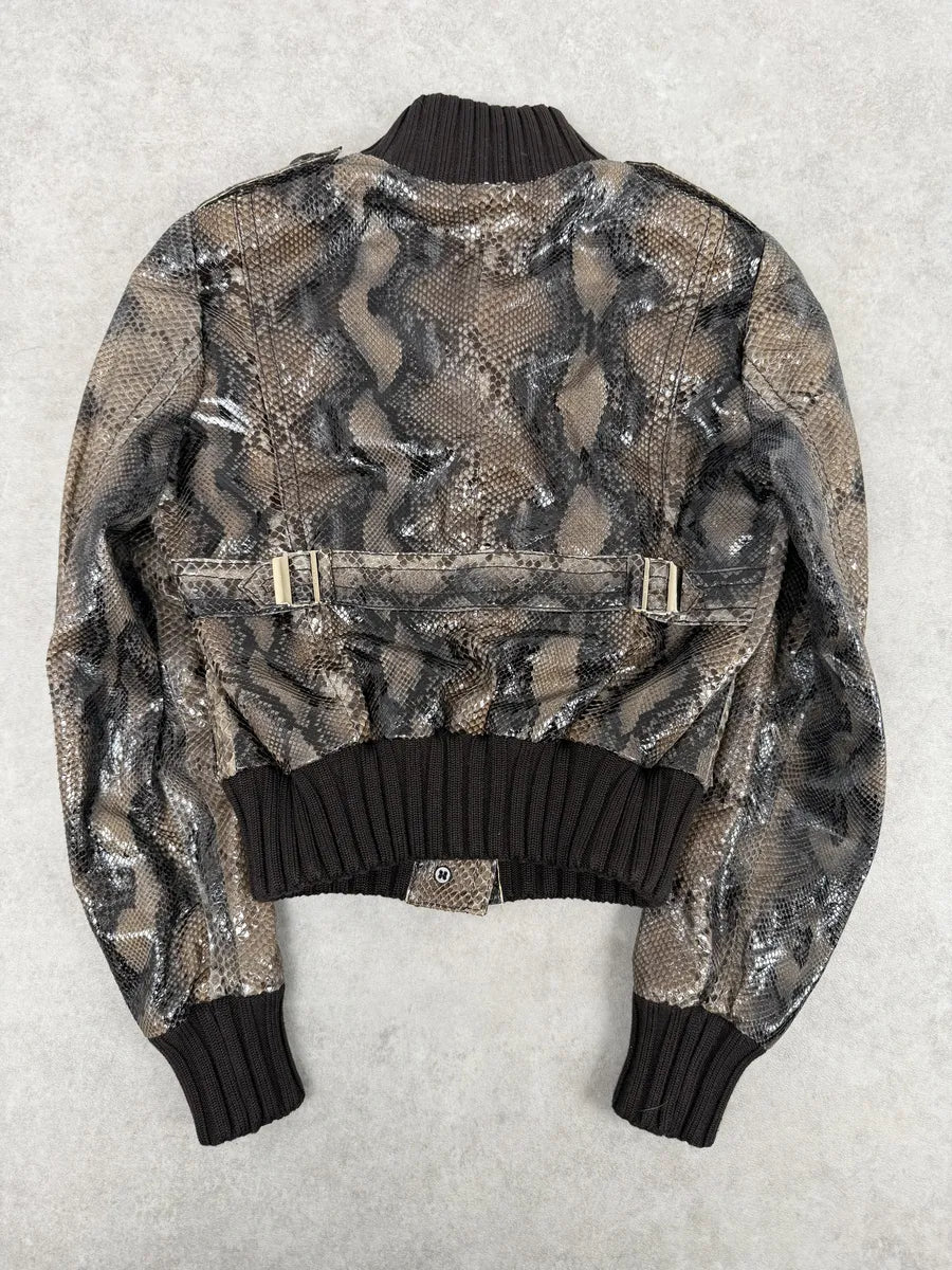 SS2009 Gucci Madonna Python Leather Jacket by Frida Giannini ZqpMfDt 1